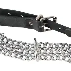 ZADO Leder-Halsfessel mit Metall-Gliederketten ZADO Leder-Halsfessel mit Metall-Gliederketten – Bild 4