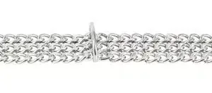 ZADO Leder-Halsfessel mit Metall-Gliederketten ZADO Leder-Halsfessel mit Metall-Gliederketten – Bild 5