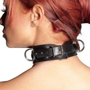 ZADO Halsfessel Nieten - Echtleder, Größenverstellbar ZADO Halsfessel Nieten - Echtleder, Größenverstellbar – Bild 4