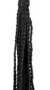 ZADO CatONine Leder Peitsche - 9 Riemen, nietenbesetzter Griff ZADO CatONine Leder Peitsche - 9 Riemen, nietenbesetzter Griff – Bild 3