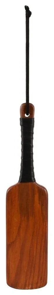 ZADO Spanking Paddle - Massives Vollholz, schöne Maserung braun/schwarz