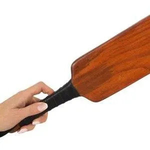 ZADO Spanking Paddle - Massives Vollholz, schöne Maserung braun/schwarz ZADO Spanking Paddle - Massives Vollholz, schöne Maserung braun/schwarz – Bild 4