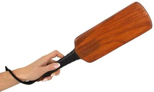 ZADO Spanking Paddle - Massives Vollholz, schöne Maserung braun/schwarz ZADO Spanking Paddle - Massives Vollholz, schöne Maserung braun/schwarz