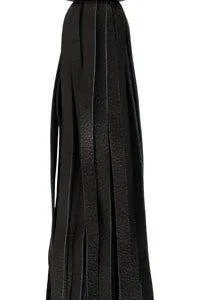 ZADO Leder Flogger Wood - Handlicher Flogger mit weichen Riemen braun/schwarz