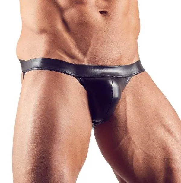 Svenjoyment Herren Jock S - Elastischer Glanz in Schwarz XL Svenjoyment Herren Jock S - Elastischer Glanz in Schwarz XL