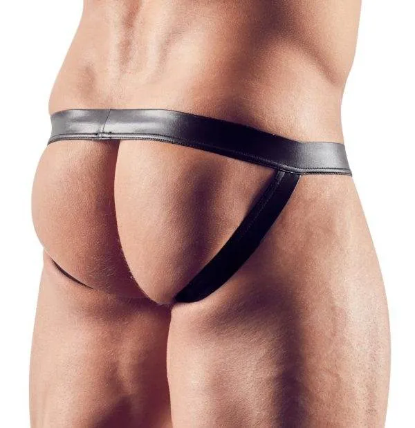 Svenjoyment Herren Jock S - Elastischer Glanz in Schwarz XL Svenjoyment Herren Jock S - Elastischer Glanz in Schwarz XL