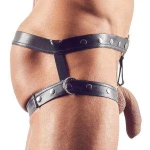 Svenjoyment Herren Gurt mit Cockring - Größenverstellbar und stilvoll! M/L Svenjoyment Herren Gurt mit Cockring - Größenverstellbar und stilvoll! M/L – Bild 3