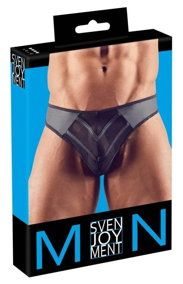 21113301701_verp Svenjoyment Herren Riostring - Transparenter Einsatz, elastische Material-Kombi L