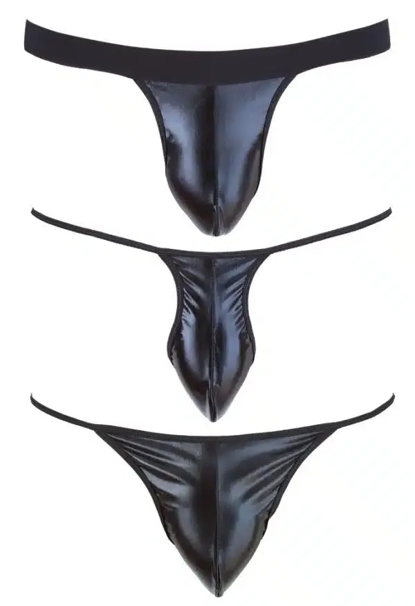 Svenjoyment Mix String Set - Elastischer Wetlook S-L Svenjoyment Mix String Set - Elastischer Wetlook S-L