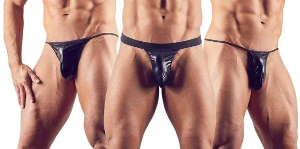 Svenjoyment Mix String Set - Elastischer Wetlook S-L