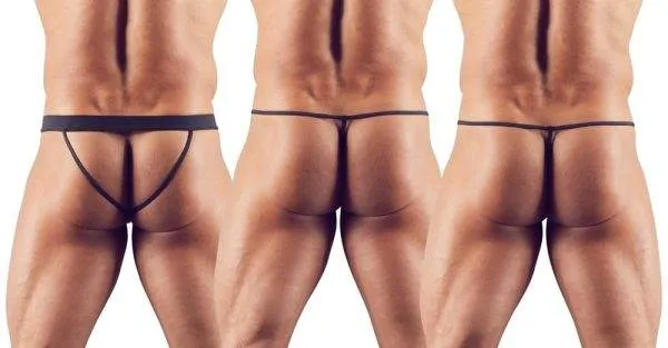 Svenjoyment Mix String Set - Elastischer Wetlook S-L