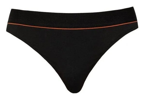Svenjoyment Riostring - Schwarzer Herrenstring mit doppellagigem Beutel Schwarz/Rot L Svenjoyment Riostring - Schwarzer Herrenstring mit doppellagigem Beutel Schwarz/Rot L