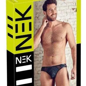 NEK Herren Slip mit Powernet-Streifen blau/schwarz S