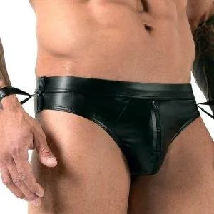 Svenjoyment Bondage Jockslip - Trendiger Mattlook, Handfesselriemen S Svenjoyment Bondage Jockslip - Trendiger Mattlook, Handfesselriemen S – Bild 3
