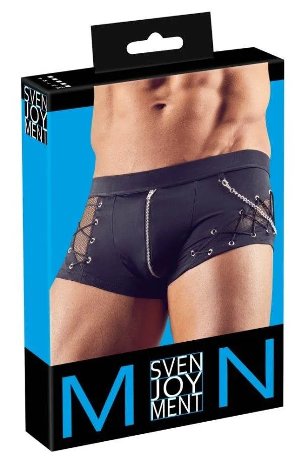 21308901701_verp Svenjoyment Herren Pants - Fishnet-Einsätze & Schnürungen S