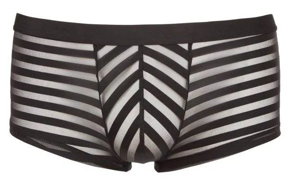 Svenjoyment Pants - Semitransparenter Streifen-Look, figurbetonter Schnitt M Svenjoyment Pants - Semitransparenter Streifen-Look, figurbetonter Schnitt M