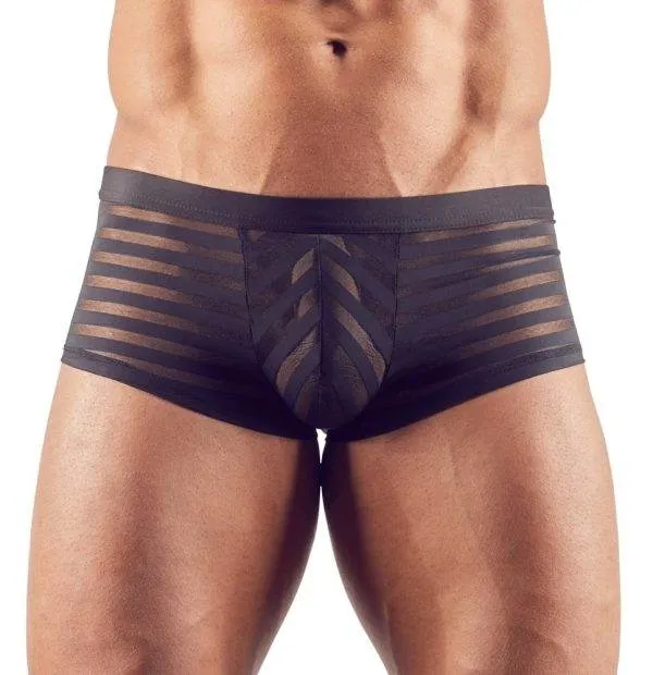Svenjoyment Pants - Semitransparenter Streifen-Look, figurbetonter Schnitt M Svenjoyment Pants - Semitransparenter Streifen-Look, figurbetonter Schnitt M
