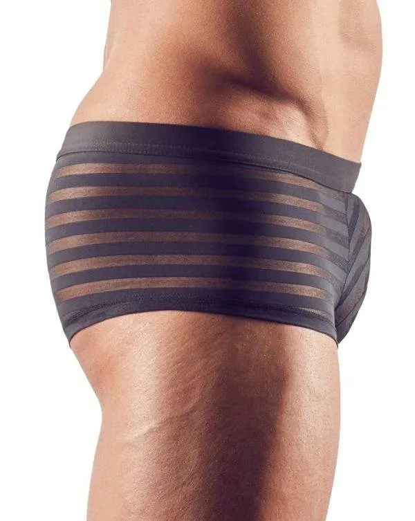 Svenjoyment Pants - Semitransparenter Streifen-Look, figurbetonter Schnitt M Svenjoyment Pants - Semitransparenter Streifen-Look, figurbetonter Schnitt M