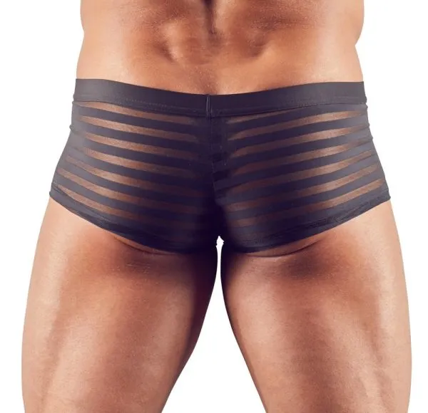 Svenjoyment Pants - Semitransparenter Streifen-Look, figurbetonter Schnitt M Svenjoyment Pants - Semitransparenter Streifen-Look, figurbetonter Schnitt M