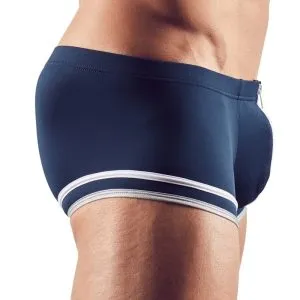 Svenjoyment Herren Matrosen-Pants mit Reißverschluss und Zierstreifen blau-weiß-silber M Svenjoyment Herren Matrosen-Pants mit Reißverschluss und Zierstreifen blau-weiß-silber M – Bild 3