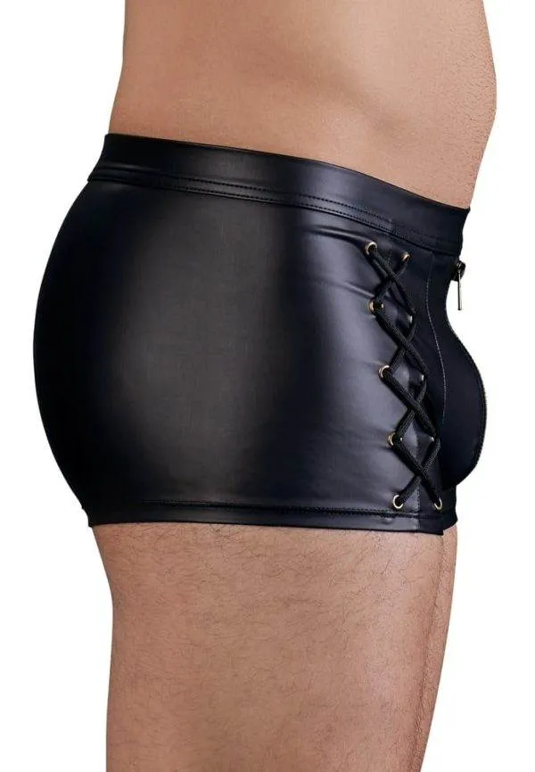 NEK Herren Pants - Mattlook mit Zip & Schnürungen M NEK Herren Pants - Mattlook mit Zip & Schnürungen M