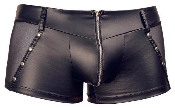 Svenjoyment Mattlook Pants mit Netz-Einsätzen und Nieten S Svenjoyment Mattlook Pants mit Netz-Einsätzen und Nieten S