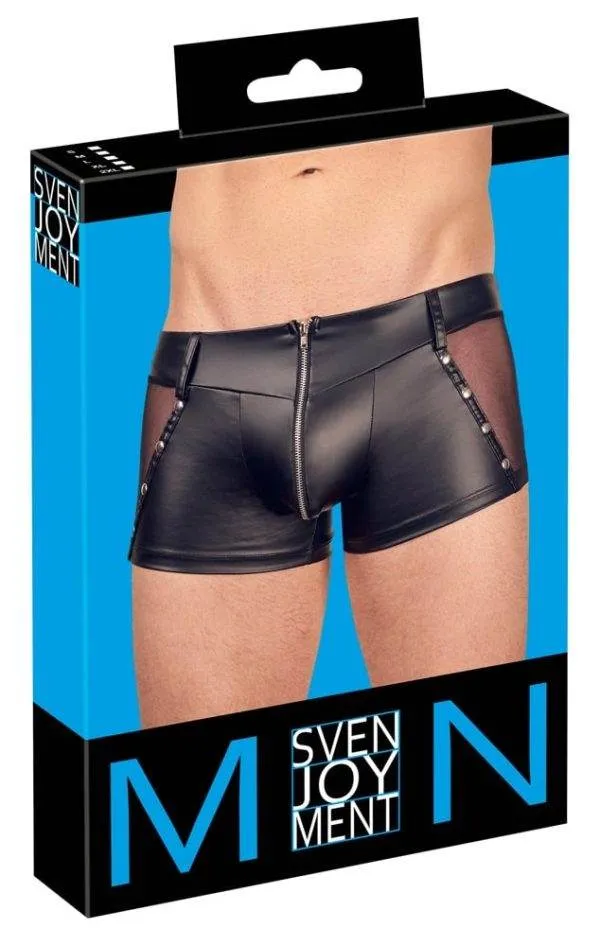 21328421701_verp Svenjoyment Mattlook Pants mit Netz-Einsätzen und Nieten S