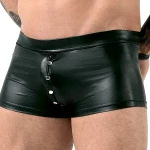 Svenjoyment Bondage - Mattschwarze Pants mit Fesselriemen M Svenjoyment Bondage - Mattschwarze Pants mit Fesselriemen M – Bild 3