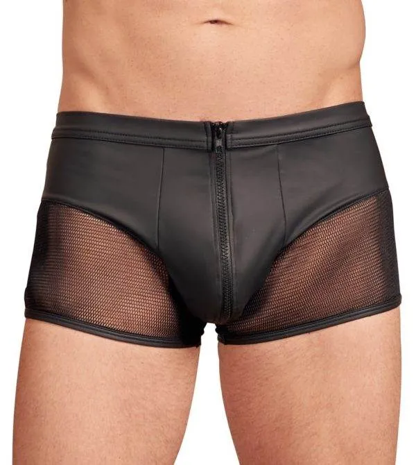 NEK Herren Pants S - Mattlook mit Netz-Einsätzen, Reißverschluss M