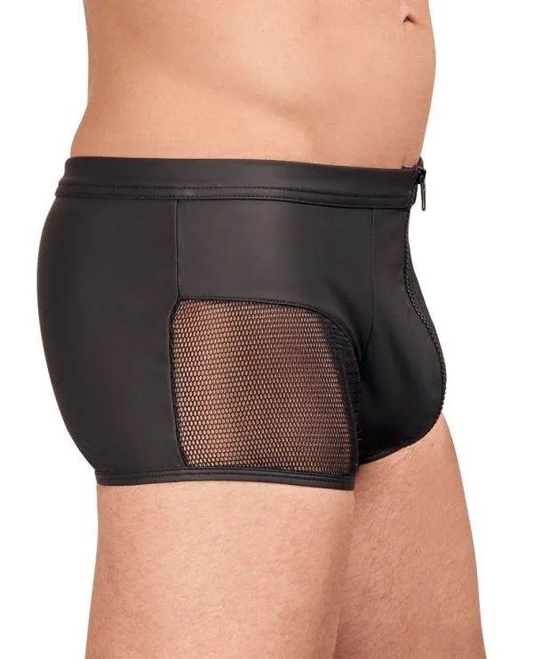 NEK Herren Pants S - Mattlook mit Netz-Einsätzen, Reißverschluss M