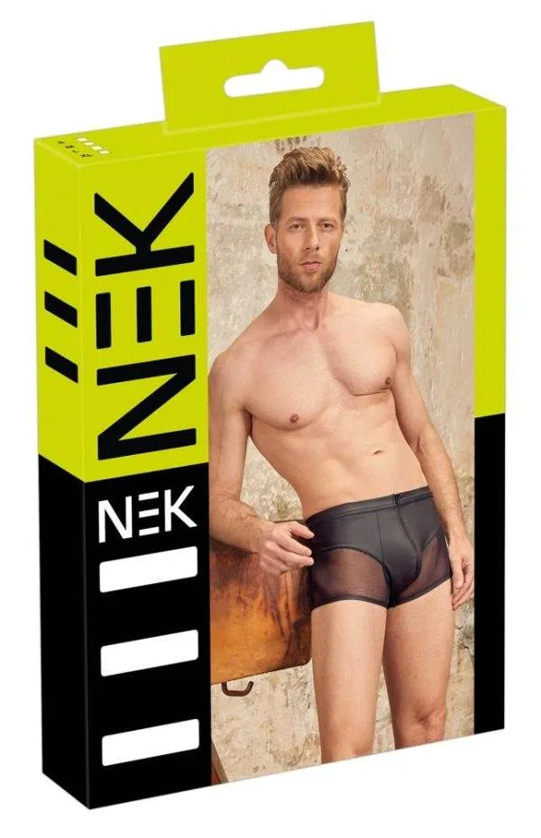 NEK Herren Pants S - Mattlook mit Netz-Einsätzen, Reißverschluss M