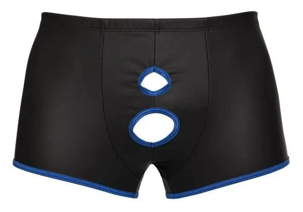 Svenjoyment Pofreie Pants - Showmaster-Öffnungen, Mattlook schwarz/royalblau XL Svenjoyment Pofreie Pants - Showmaster-Öffnungen, Mattlook schwarz/royalblau XL