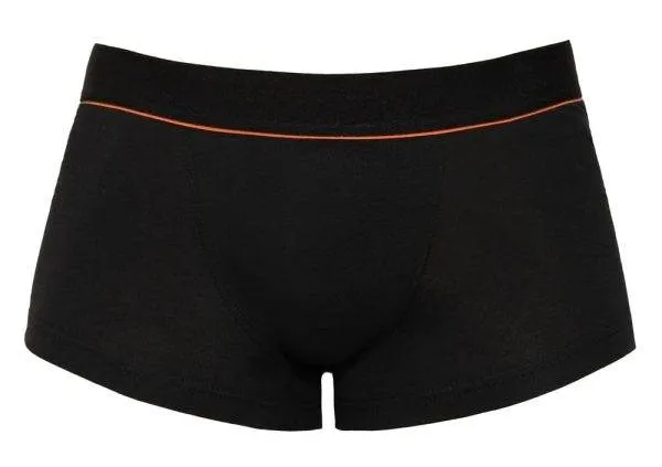 Svenjoyment Herren Pants - Schwarze enge Pants mit doppellagigem Beutel Schwarz/Rot 2XL Svenjoyment Herren Pants - Schwarze enge Pants mit doppellagigem Beutel Schwarz/Rot 2XL