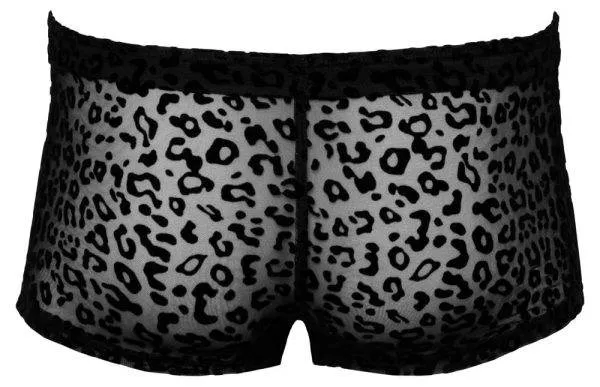 Noir Leo-Pants: Animalischer Transparent-Look XL Noir Leo-Pants: Animalischer Transparent-Look XL