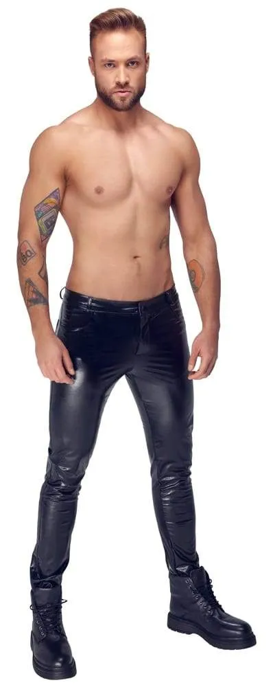 Noir Schlangenhaut-Hose 2XL Noir Schlangenhaut-Hose 2XL