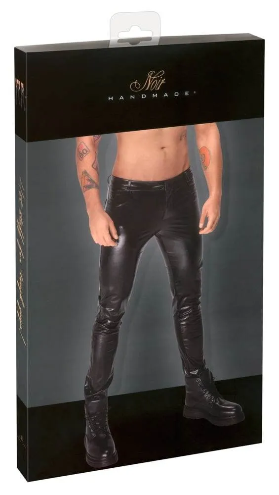 21402841711_verp Noir Schlangenhaut-Hose 2XL