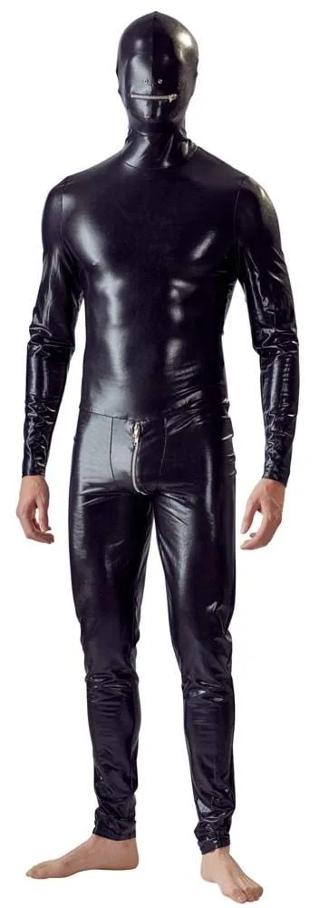 Fetish Collection - Deluxe Ganzkörperanzug mit Reißverschluss L