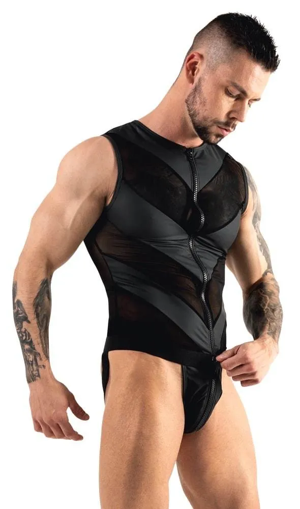 Svenjoyment Herren Jock-Overall - Kurzoverall aus Powernet und Mattlook M Svenjoyment Herren Jock-Overall - Kurzoverall aus Powernet und Mattlook M