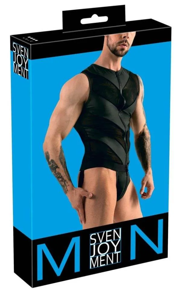 21504411701_verp Svenjoyment Herren Jock-Overall - Kurzoverall aus Powernet und Mattlook M