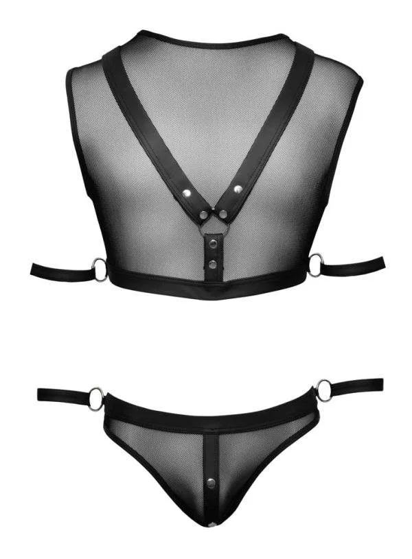 Svenjoyment Bondage - Netz-Top und Jock mit Fesselriemen M Svenjoyment Bondage - Netz-Top und Jock mit Fesselriemen M