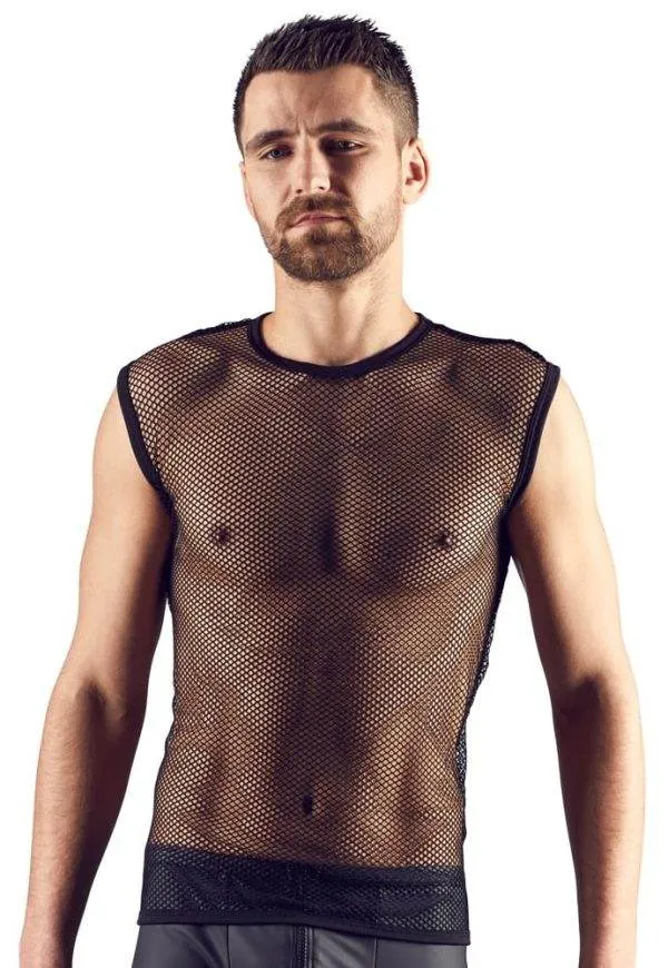 Svenjoyment Grobnetz-Shirt für selbstbewusste Männer XL/2XL Svenjoyment Grobnetz-Shirt für selbstbewusste Männer XL/2XL