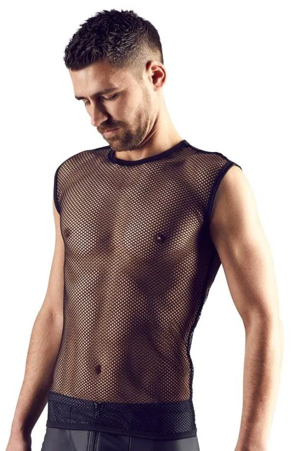 Svenjoyment Grobnetz-Shirt für selbstbewusste Männer XL/2XL Svenjoyment Grobnetz-Shirt für selbstbewusste Männer XL/2XL