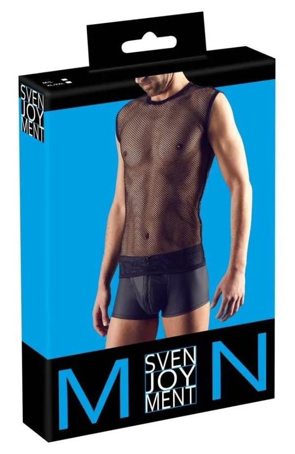 21600301171_verp Svenjoyment Grobnetz-Shirt für selbstbewusste Männer XL/2XL