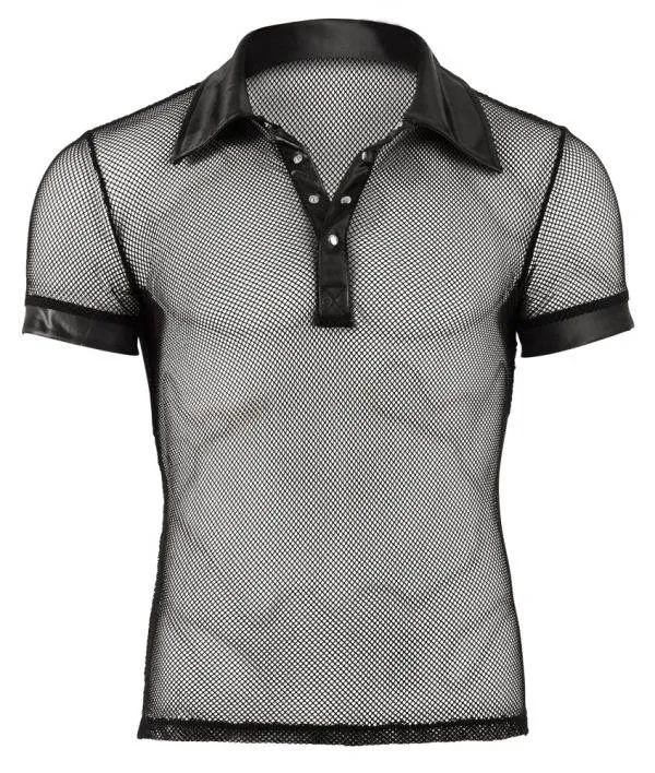 Svenjoyment Herren Shirt - Anmachender Materialmix L Svenjoyment Herren Shirt - Anmachender Materialmix L