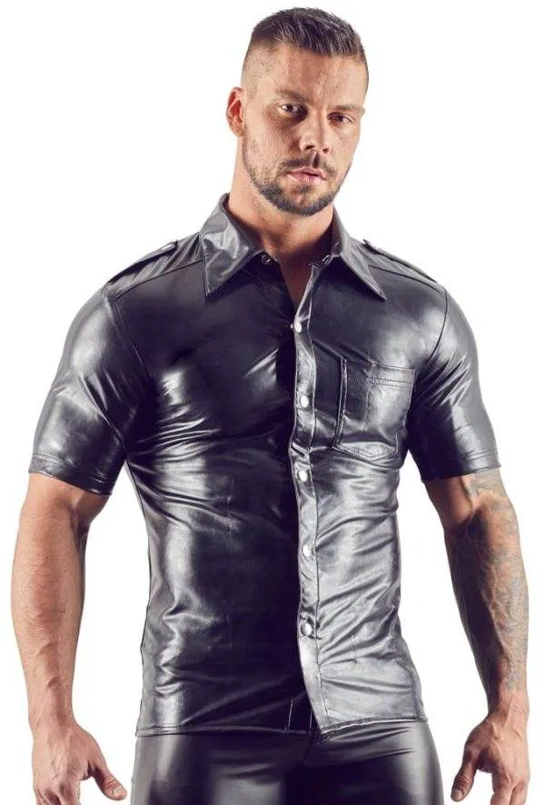 Svenjoyment Lederimitat Hemd - Uniform-Look für Jungs 2XL Svenjoyment Lederimitat Hemd - Uniform-Look für Jungs 2XL