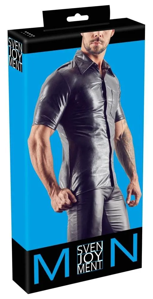 21604551701_verp Svenjoyment Lederimitat Hemd - Uniform-Look für Jungs 2XL