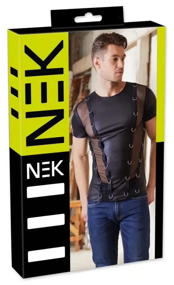 NEK Dominator Herren Shirt mit Powernet-Einsätzen und Metallringen S