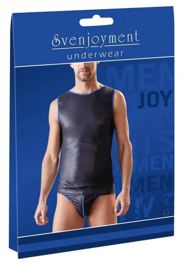 21611504701_verp Svenjoyment Herrenshirt Royalblau schwarz/royalblau 2XL