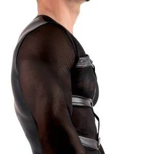 Svenjoyment Bondage Herren Langarm-Shirt mit Fesselriemen und Karabiner L Svenjoyment Bondage Herren Langarm-Shirt mit Fesselriemen und Karabiner L – Bild 3