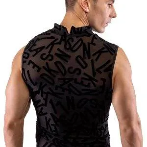 Svenjoyment Herren Top S - Buchstaben-Print, transparent, körperbetonend XL Svenjoyment Herren Top S - Buchstaben-Print, transparent, körperbetonend XL – Bild 5